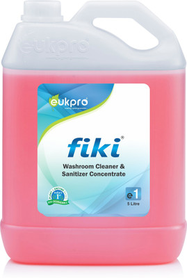 

FIKI E1 WASHROOM CLEANER & SANITIZER CONCENTRATE FLOWERY(5 L, Pack of 3)