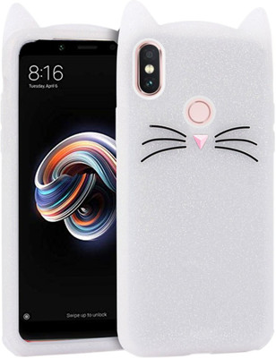 CASE CREATION Back Cover for Mi Redmi Note 5(White, Grip Case, Pack of: 1)