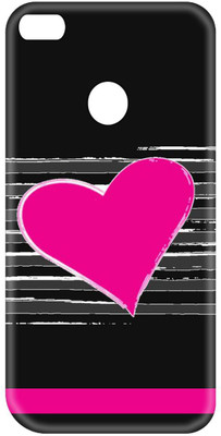 Smutty Back Cover for Oppo F5, CPH1723, CPH1727 - Pink Heart Print(Multicolor, Hard Case, Pack of: 1)