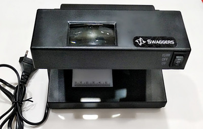 SWAGGERS _note_detector Handheld Currency Detector  (UV) Countertop Currency Detector(MG)