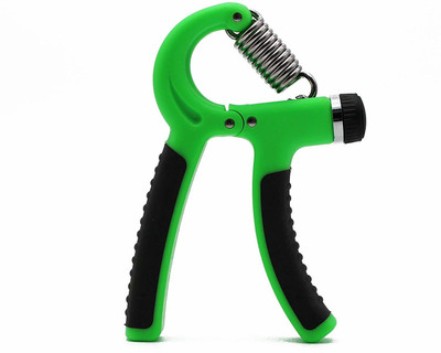 NLW Adjustable Power grip green Hand Grip/Fitness Grip(Green, Black)