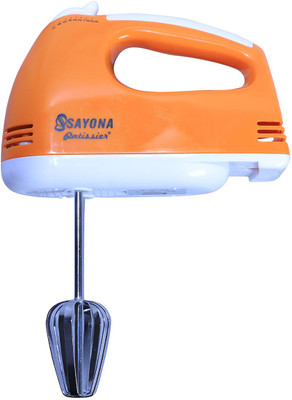 

SAYONA Mini Eggs Beaters Electric Mixer Hand-Held Eggs 300 W Hand Blender(Orange)