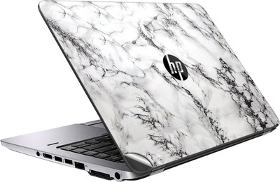 GADGETS WRAP GWSF-4490 Printed Top Only white marble Vinyl Laptop Decal 14