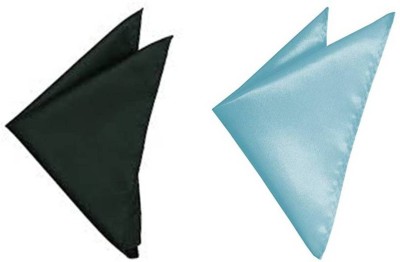 VOICI Solid Satin Blend Pocket Square