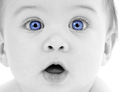 31% OFF on Child's Love - Cute Blue Eyes Baby (2) Paper Print(12 inch X 18 inch)
