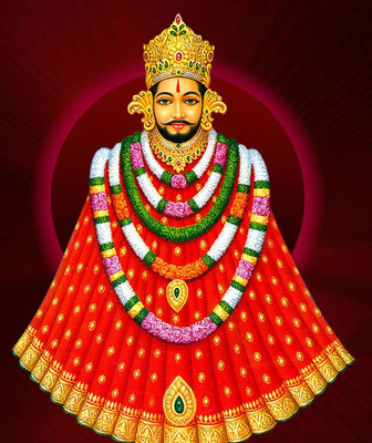 Lord Khatu Shyam Ji (ii) Wall Poster Print on Art Paper 13x19 Inches Paper Print(19 inch X 13 inch, Rolled)