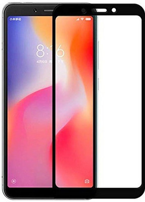 Mersal Edge To Edge Tempered Glass for Mi Redmi 6, (Premium Edge To Edge Full Glue Branded Glass)(Pack of 1)