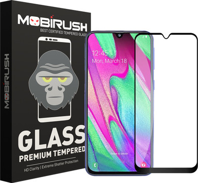 MOBIRUSH Edge To Edge Tempered Glass for Samsung Galaxy A40(Pack of 1)