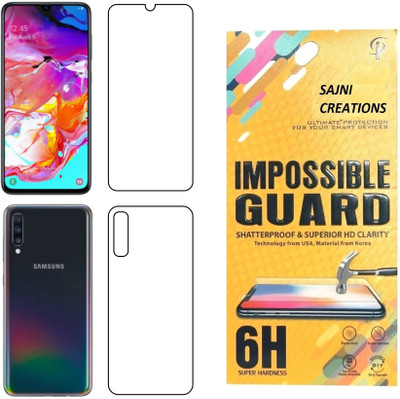 Sajni Creations Front and Back Screen Guard for Samsung Galaxy A70(Pack of 1)