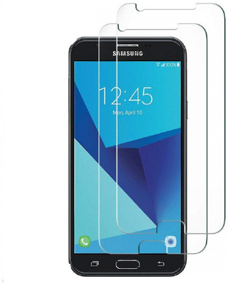 Spinzzy Tempered Glass Guard for Samsung J7 V/J7 Perx/J7 Sky Pro/J7 2017(Pack of 2)