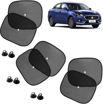 DvineAutoFashionZ Side Window Sun Shade For Maruti Suzuki Swift Dzire(Black)