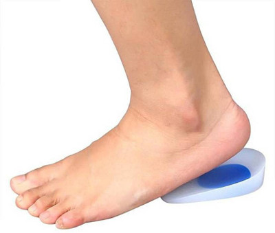 Pramukh Enterprise Heel Pain Relief Silicon Heel Cushion Pad For Foot Arch Support(1 pair) Heel Support(Multicolor)