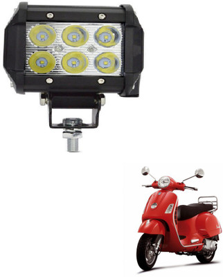 MOCKHE VLB-NP-RCT6LD1P-236 Headlight Motorbike LED for Piaggio (12 V, 18 W)(Vespa LX 125, Pack of 1)