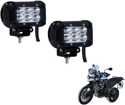 MOCKHE VLB-NS-RCT6LD2P-230 Headlight Motorbike LED (12 V, 18 W)(Tiger 800 XCA, Pack of 2)