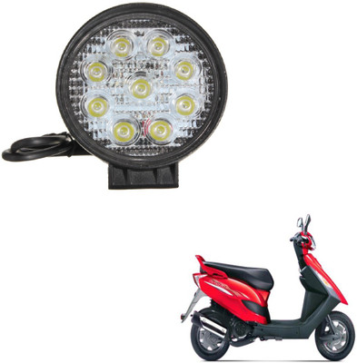 MOCKHE VLB-NS-ROU9LD1P-140 Headlight Motorbike LED for Bajaj (12 V, 27 W)(Universal For Bike, Pack of 1)