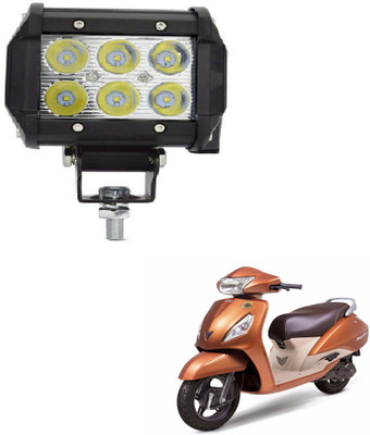 MOCKHE VLB-NP-RCT6LD1P-136 Headlight Motorbike LED for TVS (12 V, 18 W)(Jupiter, Pack of 1)