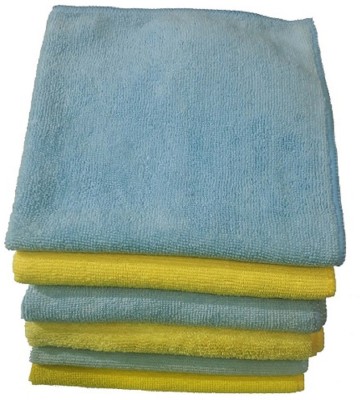 NATURE SKY Microfiber Vehicle Washing  Cloth(Pack Of 6, 250 GSM)