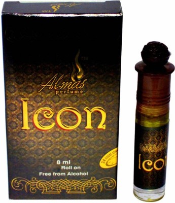 Almas Icon long lasting pocket perfume. Extrait De Parfum - 8 ml Pack of 2 (For Men & Women) Floral Attar(Floral)