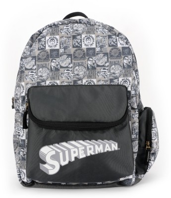 HOOM GENUINE LICENSED BACKPACK SUPERMAN 17 INCH - HMHIBP 30664-SUP 20 L Backpack(Grey, Black)