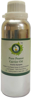 

R V Essential Pure Peanut Carrier Oil 630ml- Arachis Hypogeae (100% Pure and Natural Cold Pressed)(630 ml)
