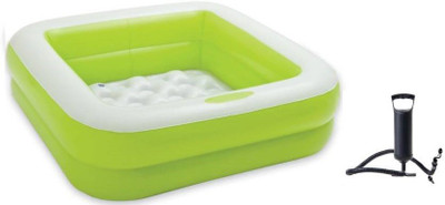 Ishan creation 3 Feet Bath Tub cum swiming pool for kids with pump(Green)