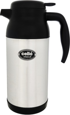 cello ARMOUR Stainless Steel Flask 1600 ml Flask(Pack of 1, Black, Steel)