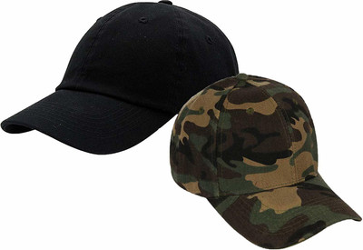 ROY Self Design Sports/Regular Cap Cap(Pack of 2)