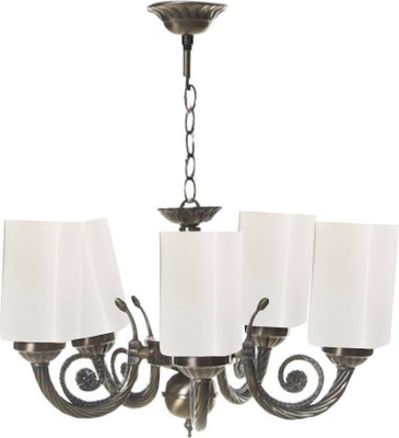 Somil Pendant Chandeliers Of 5 Colorful Lamp shade , 42X42X48 CM. Chandelier Ceiling Lamp(White)