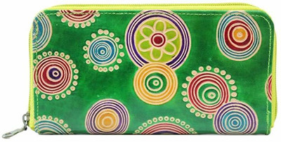 

Anekaant Casual Green Clutch
