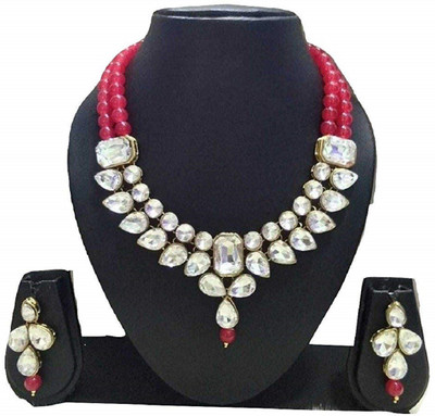 CATALYST Brass Copper Red, White Jewellery Set(Pack of 1)