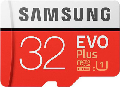 

Samsung EVO Plus 32 GB MicroSDHC Class 10 95 MB/s Memory Card