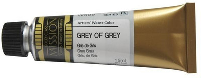Mission Gold Class Professional Grade Extra Fine Watercolour(Set of 1, Grey Of Grey)