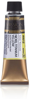 Mission Gold Class Professional Grade Extra Fine Watercolour(Set of 1, Nickel Titanium Yellow)