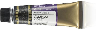 Mission Gold Class Professional Grade Extra Fine Watercolour(Set of 1, Compose Violet)