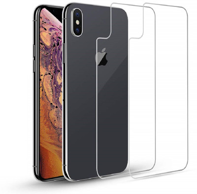 Spinzzy Back Tempered Glass for Apple iPhone XS Max(Pack of 2)
