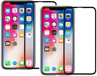 Bodoma Edge To Edge Tempered Glass for Apple Iphone Xs Max pack 2 6D(Pack of 2)