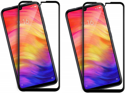 Bodoma Edge To Edge Tempered Glass for Mi Redmi Note 7, Mi Redmi Note 7 Pro, Mi Redmi Note 7S(Pack of 2)