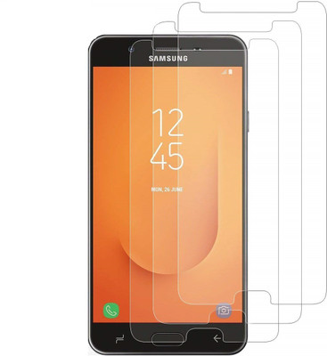 Spinzzy Tempered Glass Guard for Samsung Galaxy J7 Duo(Pack of 3)