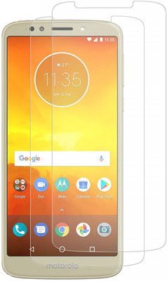 Spinzzy Tempered Glass Guard for Motorola Moto E5(Pack of 2)