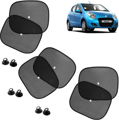 Pious Side Window Sun Shade For Maruti Suzuki A-Star(Black)