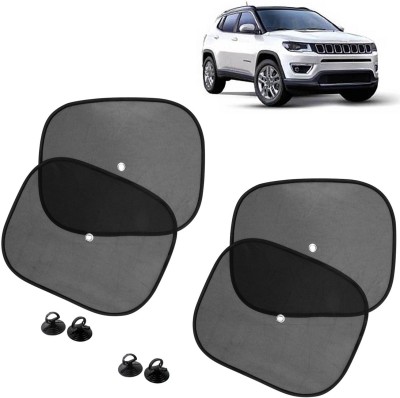 DvineAutoFashionZ Side Window Sun Shade For Jeep Compass(Black)