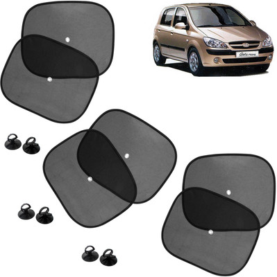 Pious Side Window Sun Shade For Hyundai Getz Prime(Black)