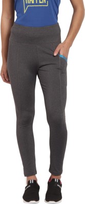 OFF LIMITS Solid Women Grey Tights
