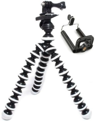 BOMBINATE Gorilla Tripod 10″ inch – DSLR , Smartphone & Action Cameras mobile holder Octopus Stand/mobile Holder Tripod(Black, Supports Up to 1200 g)