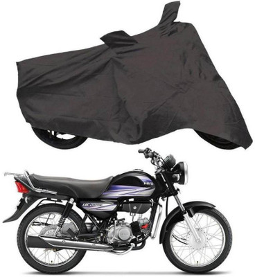 ANLOPE Two Wheeler Cover for Hero(HF Dawn, Black)