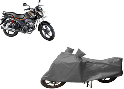 ANLOPE Two Wheeler Cover for Mahindra(Pantero, Grey)