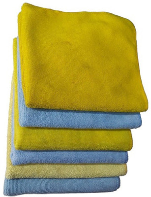 ManuHut Microfiber Napkin Size 40*40 CM Pack of 6 _204 Multicolor Cloth Napkins(6 Sheets)
