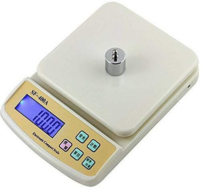 MOBONE Digital 10kg SF400A Multipurpose Kitchen Weighing Scale(White)