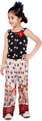 

Hunny Bunny Printed Girls Jumpsuit, Black