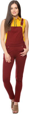 

Vvoguish Solid Women's Jumpsuit, Maroon